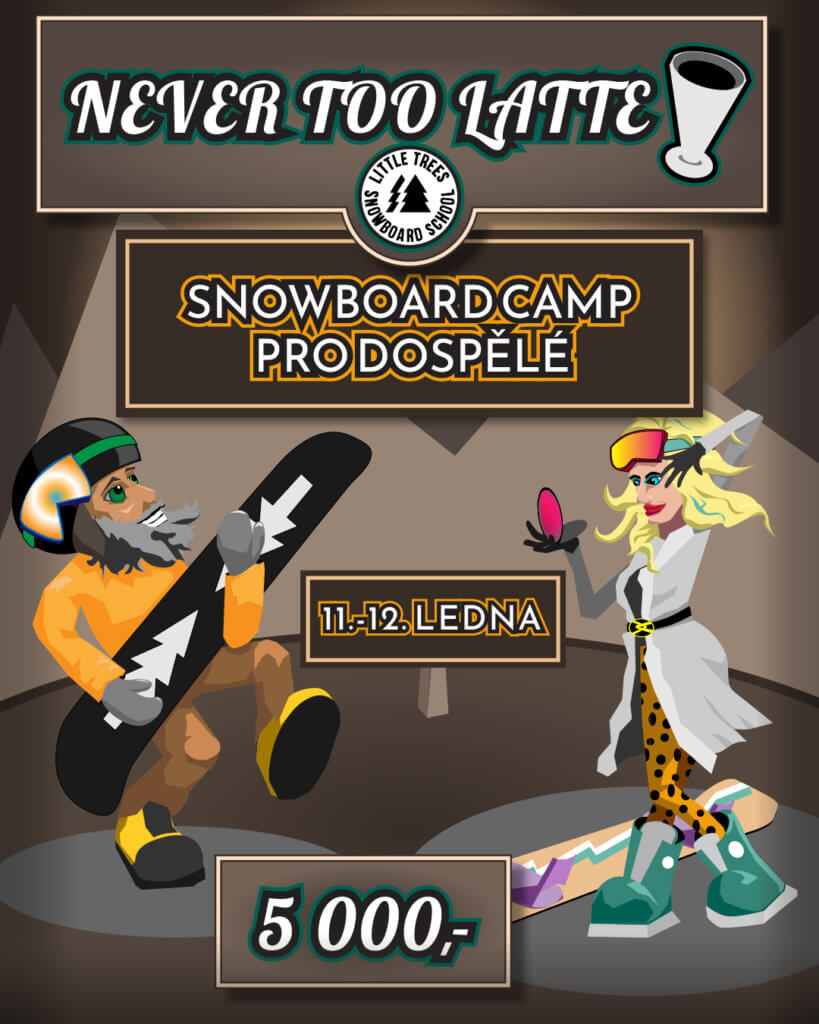 Pozvání na snowboard camp pro dospělé